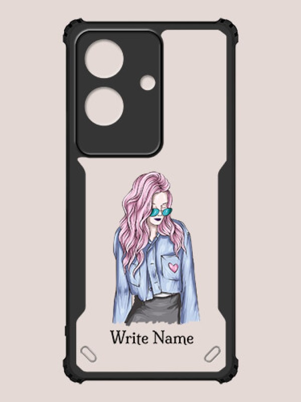Custom Realme C61 4G Custom Hybrid Mobile Phone Case With Cool Girl Design