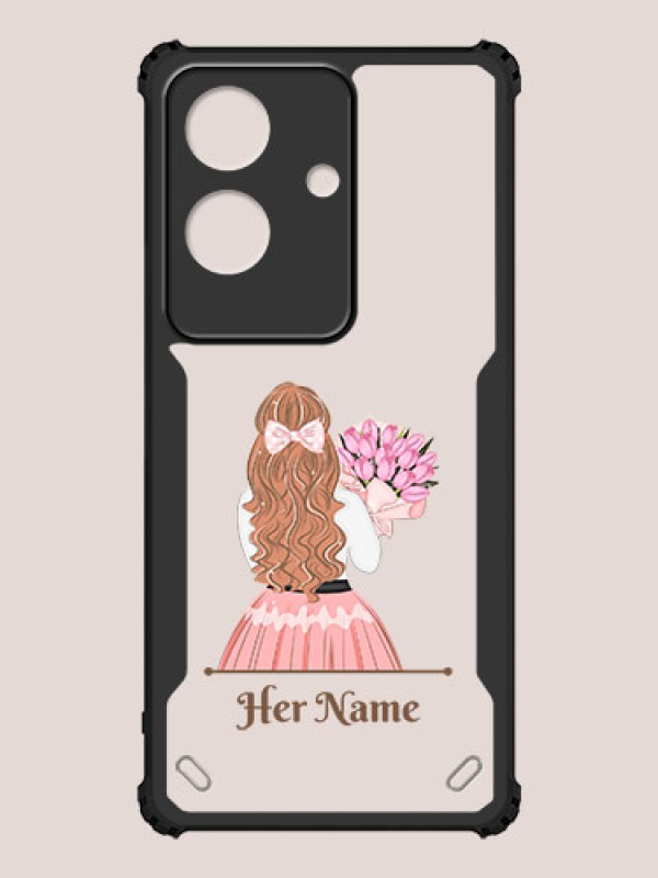 Custom Realme C61 4G Custom Hybrid Mobile Phone Case With Beautiful Woman Design