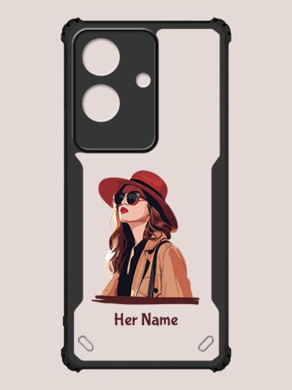 Custom Realme C61 4G Custom Hybrid Mobile Phone Case With Independent Woman Design