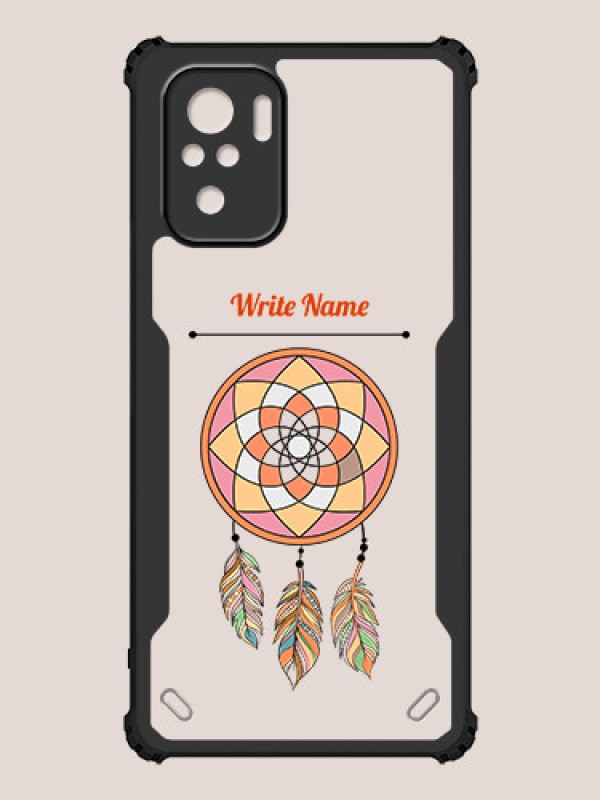 Custom Redmi Note 10 4G Custom Hybrid Mobile Phone Case With Dream Catcher Design