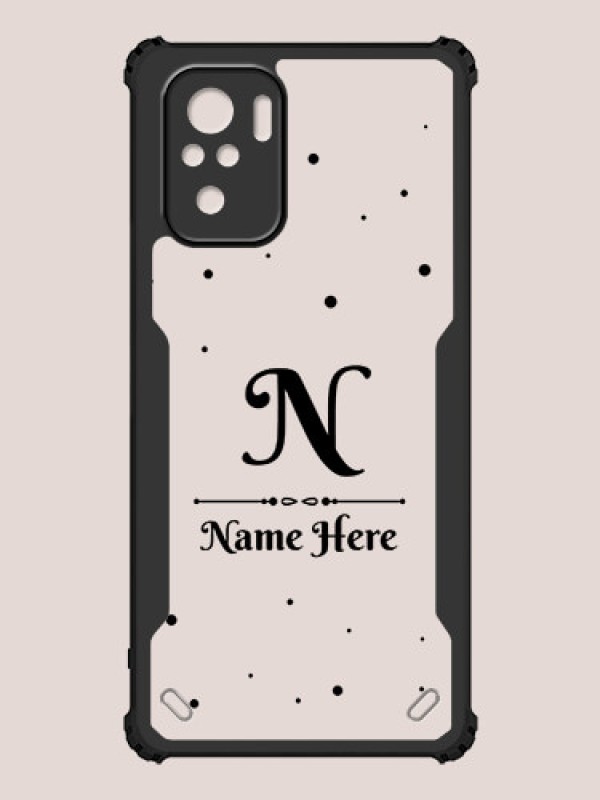 Custom Redmi Note 10 4G Custom Hybrid Mobile Phone Case With Polka Dot Themed Design