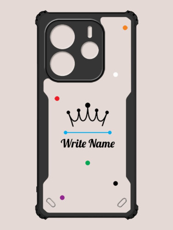 Custom Redmi Note 14 Custom Hybrid Mobile Phone Case With The King Design