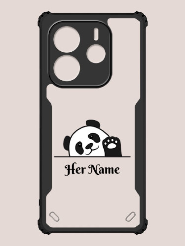 Custom Redmi Note 14 Custom Hybrid Mobile Phone Case With Cute Baby Panda Design