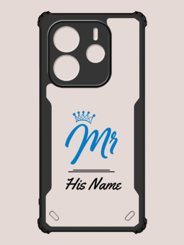 Custom Redmi Note 14 Custom Hybrid Mobile Phone Case With Mr King Design