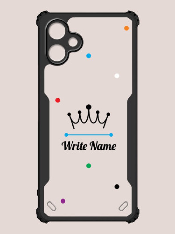 Custom Galaxy A06 Custom Hybrid Mobile Phone Case With The King Design