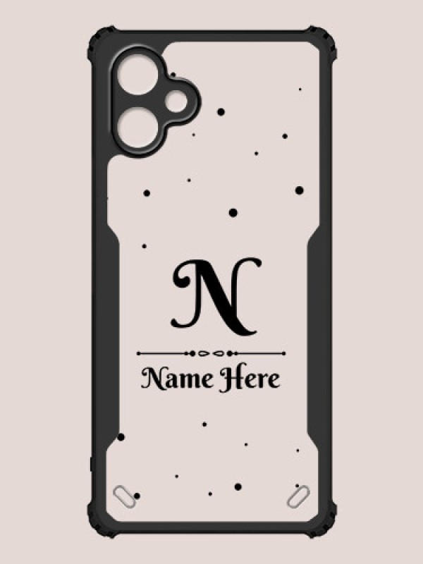 Custom Galaxy A06 Custom Hybrid Mobile Phone Case With Polka Dot Themed Design