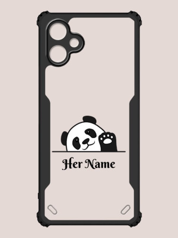 Custom Galaxy A06 Custom Hybrid Mobile Phone Case With Cute Baby Panda Design