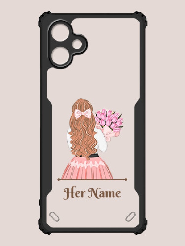 Custom Galaxy A06 Custom Hybrid Mobile Phone Case With Beautiful Woman Design