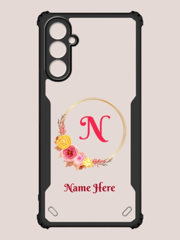 Custom Galaxy A14 Custom Hybrid Mobile Phone Case With Wreath Themed Design