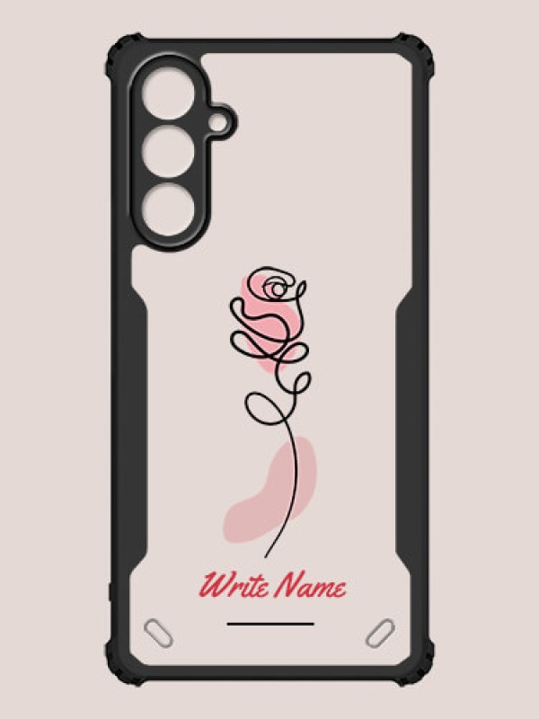 Custom Galaxy A15 5G Custom Hybrid Mobile Phone Case With Rose Flower Design
