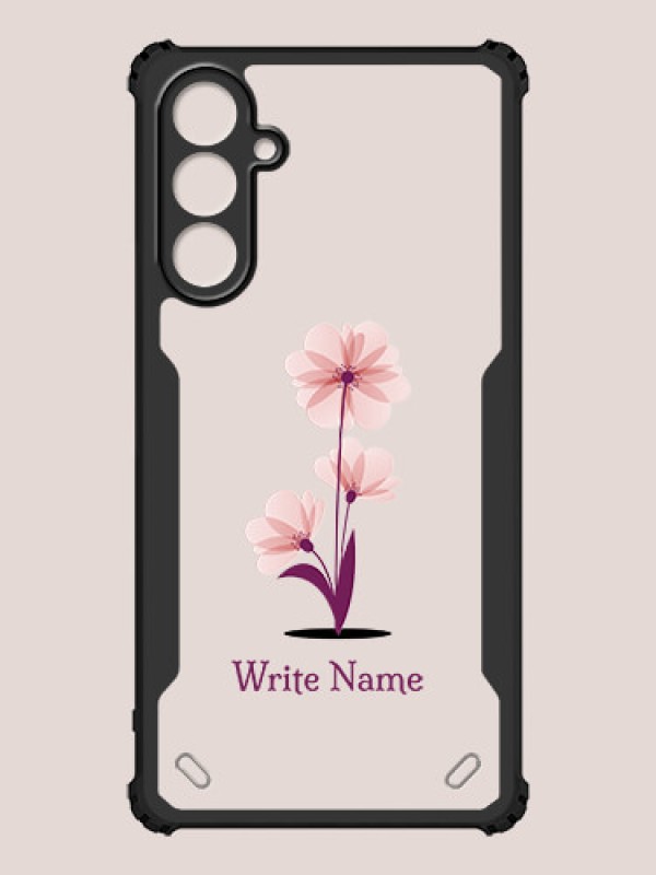 Custom Galaxy A15 5G Custom Hybrid Mobile Phone Case With Flower Design