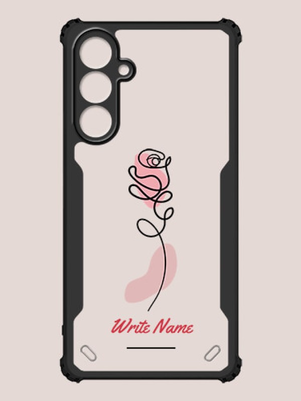 Custom Galaxy A16 5G Custom Hybrid Mobile Phone Case With Rose Flower Design