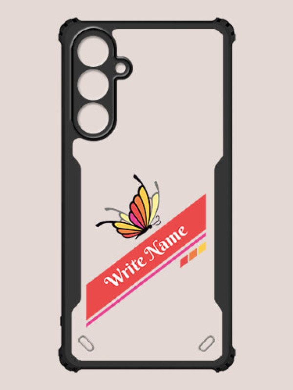 Custom Galaxy A16 5G Custom Hybrid Mobile Phone Case With Colorful Butterfly Design