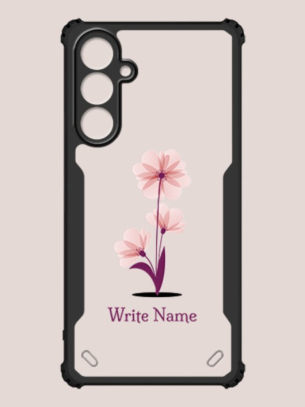 Custom Galaxy A16 5G Custom Hybrid Mobile Phone Case With Flower Design