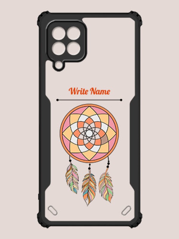 Custom Galaxy A22 4G Custom Hybrid Mobile Phone Case With Dream Catcher Design