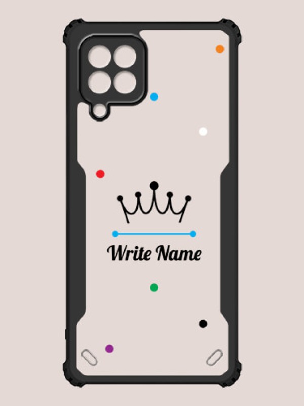 Custom Galaxy A22 4G Custom Hybrid Mobile Phone Case With The King Design
