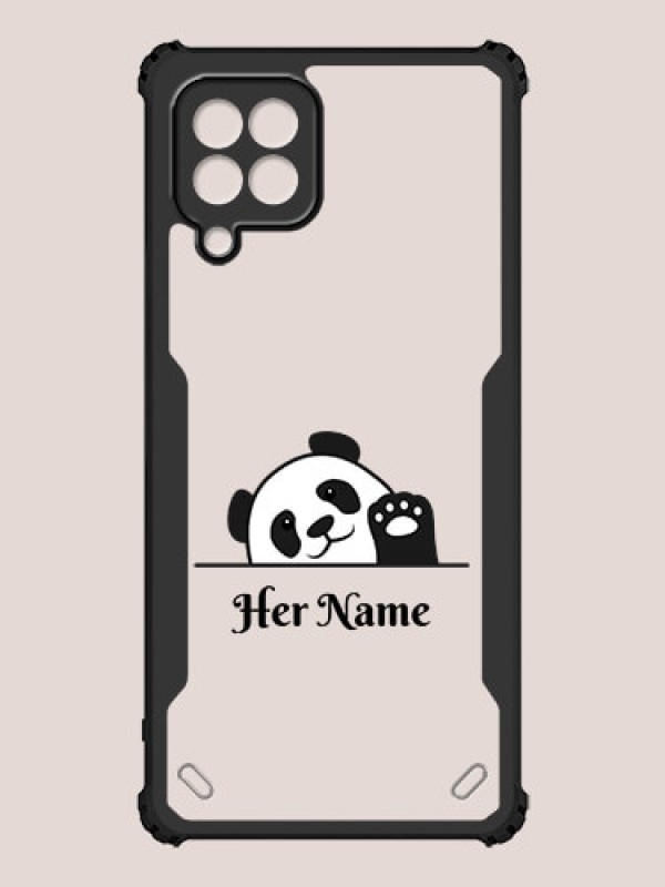 Custom Galaxy A22 4G Custom Hybrid Mobile Phone Case With Cute Baby Panda Design