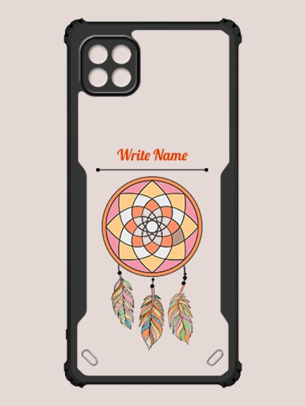 Custom Galaxy A22 5G Custom Hybrid Mobile Phone Case With Dream Catcher Design