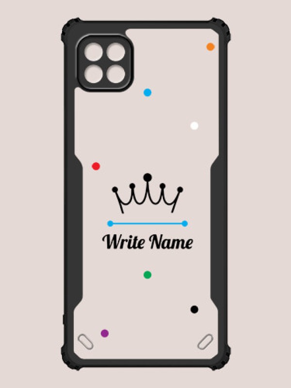 Custom Galaxy A22 5G Custom Hybrid Mobile Phone Case With The King Design