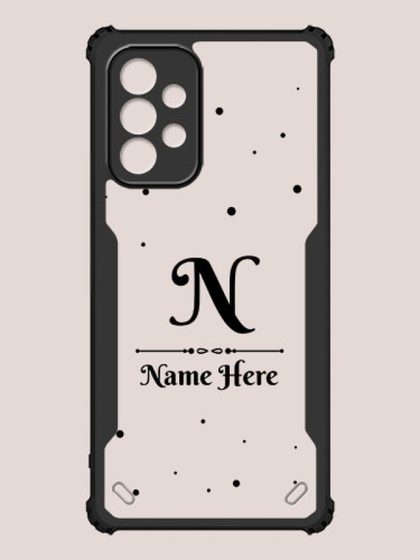 Custom Galaxy A23 Custom Hybrid Mobile Phone Case With Polka Dot Themed Design