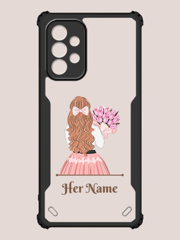 Custom Galaxy A23 Custom Hybrid Mobile Phone Case With Beautiful Woman Design