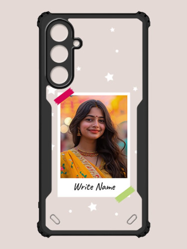 Custom Galaxy A25 5G Custom Hybrid Mobile Phone Case With Polaroid Picture Style Design