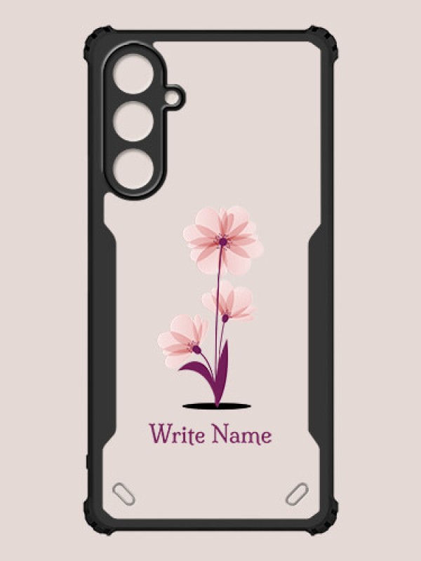 Custom Galaxy A25 5G Custom Hybrid Mobile Phone Case With Flower Design