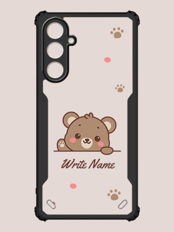 Custom Galaxy A25 5G Custom Hybrid Mobile Phone Case With Cute Bear Cub Design