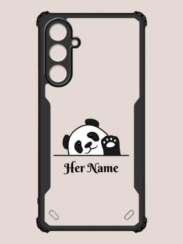 Custom Galaxy A25 5G Custom Hybrid Mobile Phone Case With Cute Baby Panda Design