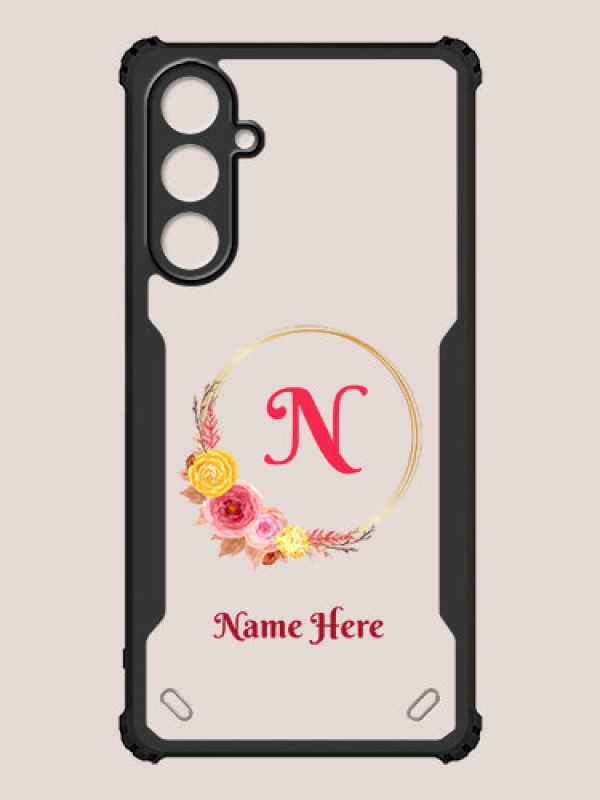 Custom Galaxy A25 5G Custom Hybrid Mobile Phone Case With Wreath Themed Design