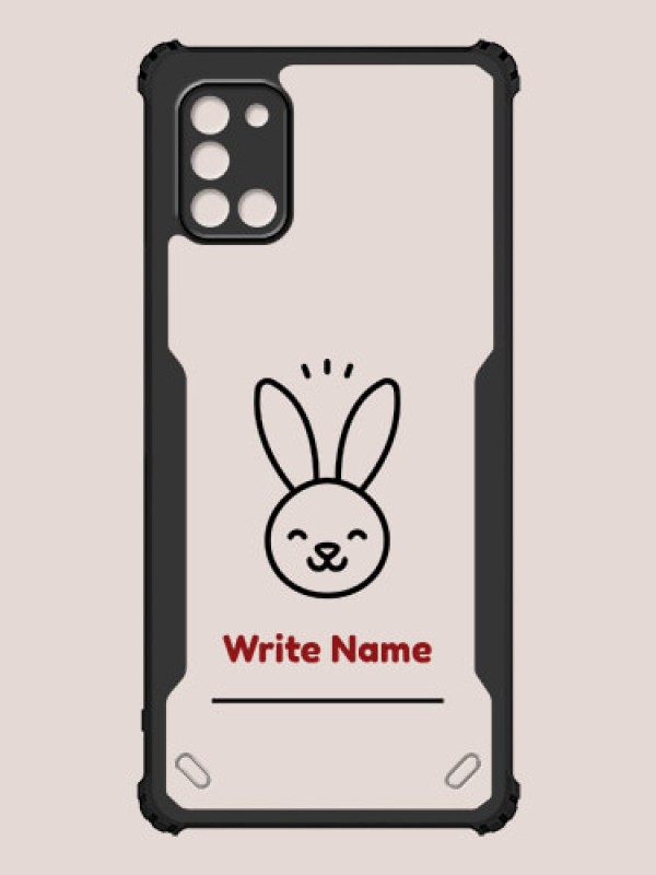 Custom Galaxy A31 Custom Hybrid Mobile Phone Case With Cute Mouse Design