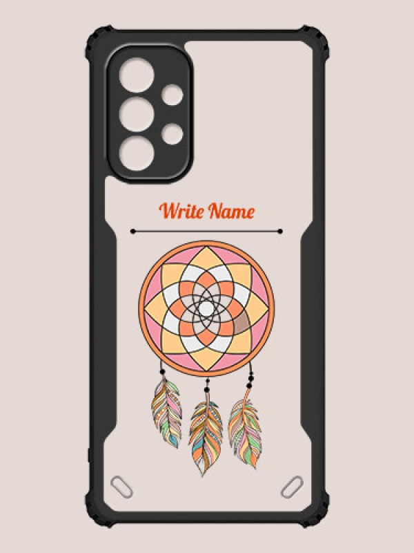 Custom Galaxy A32 Custom Hybrid Mobile Phone Case With Dream Catcher Design