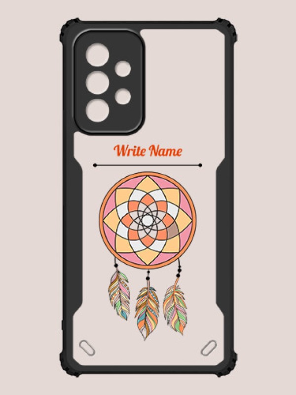 Custom Galaxy A52 Custom Hybrid Mobile Phone Case With Dream Catcher Design