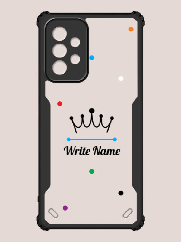 Custom Galaxy A52 Custom Hybrid Mobile Phone Case With The King Design