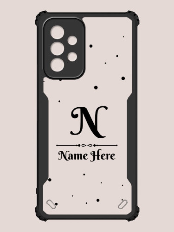 Custom Galaxy A52s 5G Custom Hybrid Mobile Phone Case With Polka Dot Themed Design