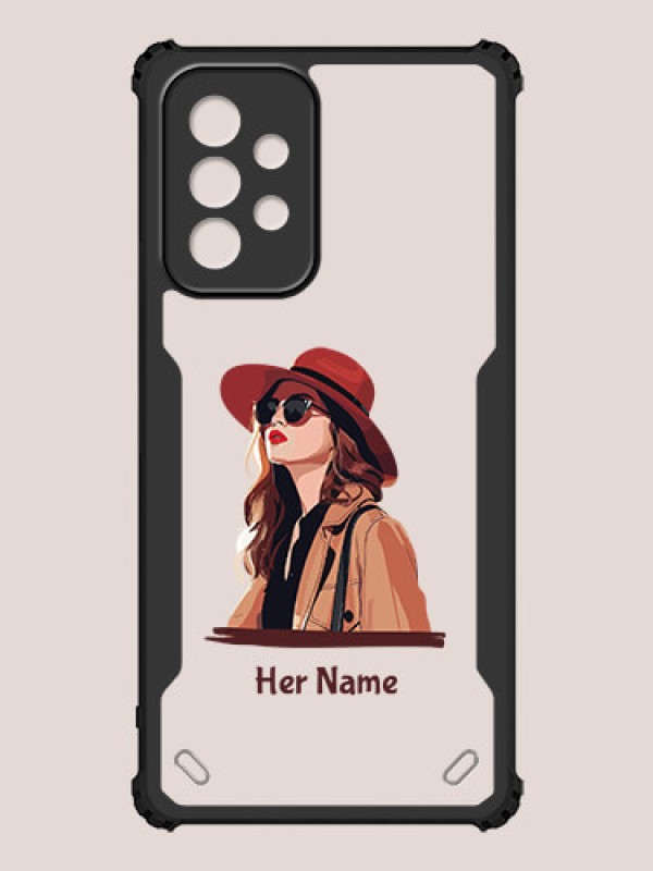 Custom Galaxy A52s 5G Custom Hybrid Mobile Phone Case With Independent Woman Design