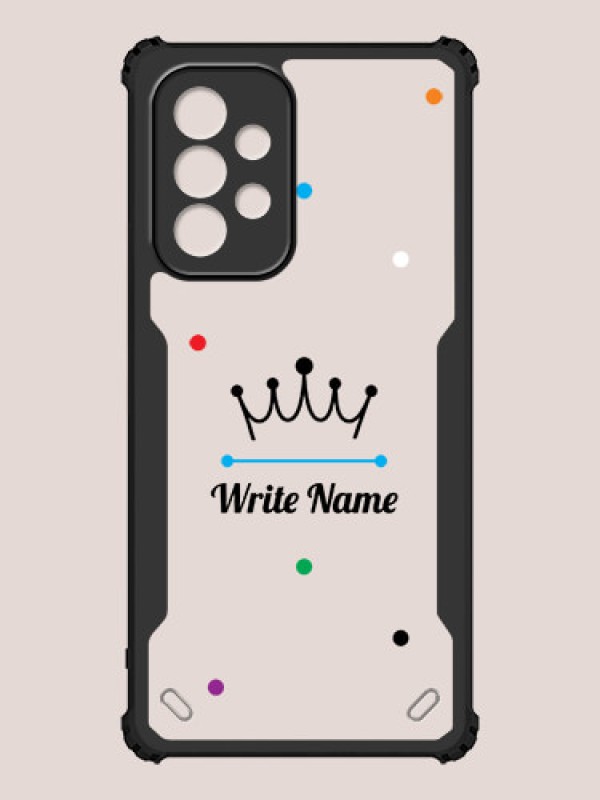 Custom Galaxy A53 5G Custom Hybrid Mobile Phone Case With The King Design