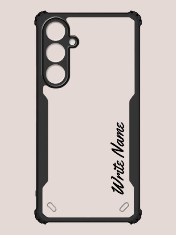 Custom Galaxy A55 5G Custom Hybrid Mobile Phone Case With Simple Text Design