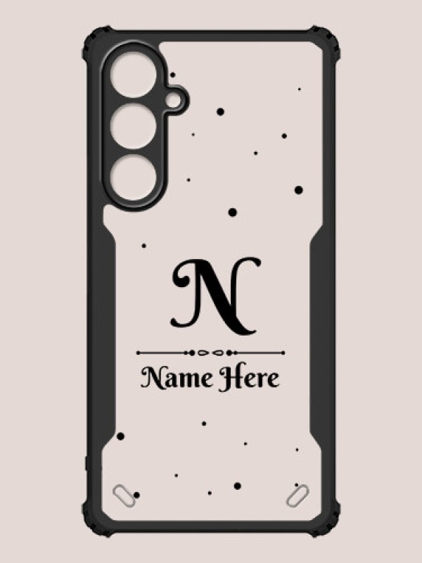 Custom Galaxy A55 5G Custom Hybrid Mobile Phone Case With Polka Dot Themed Design