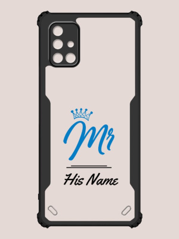 Custom Galaxy A71 Custom Hybrid Mobile Phone Case With Mr King Design