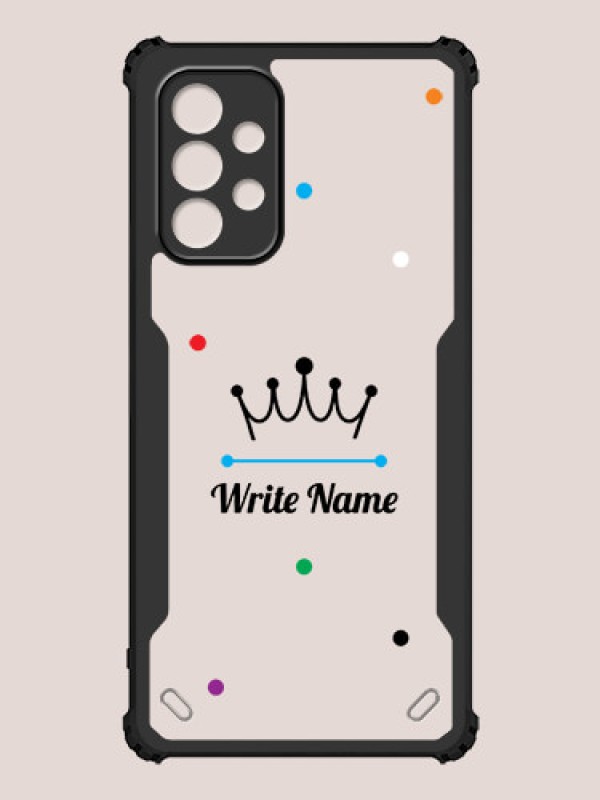 Custom Galaxy A73 5G Custom Hybrid Mobile Phone Case With The King Design