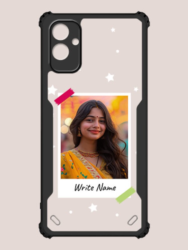 Custom Galaxy F14 5G Custom Hybrid Mobile Phone Case With Polaroid Picture Style Design