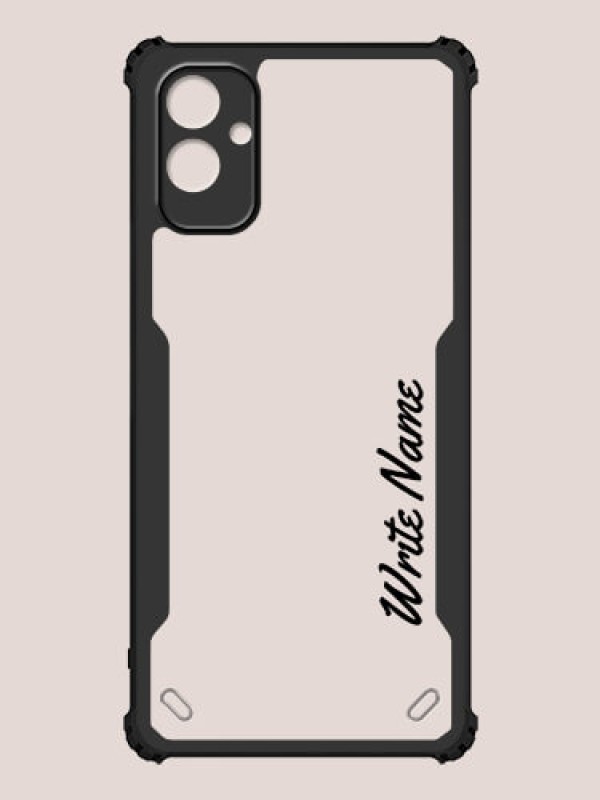 Custom Galaxy F14 5G Custom Hybrid Mobile Phone Case With Simple Text Design