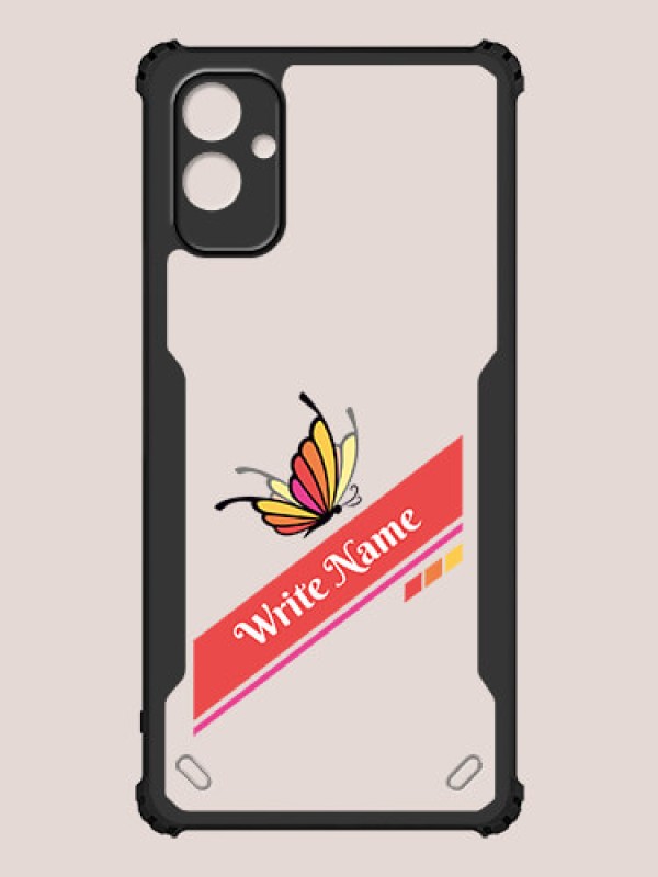 Custom Galaxy F14 5G Custom Hybrid Mobile Phone Case With Colorful Butterfly Design