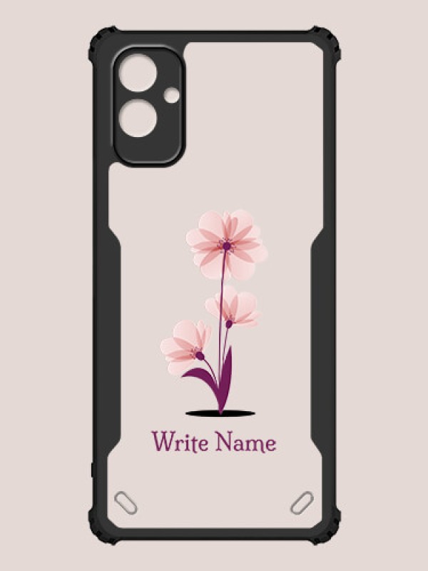 Custom Galaxy F14 5G Custom Hybrid Mobile Phone Case With Flower Design