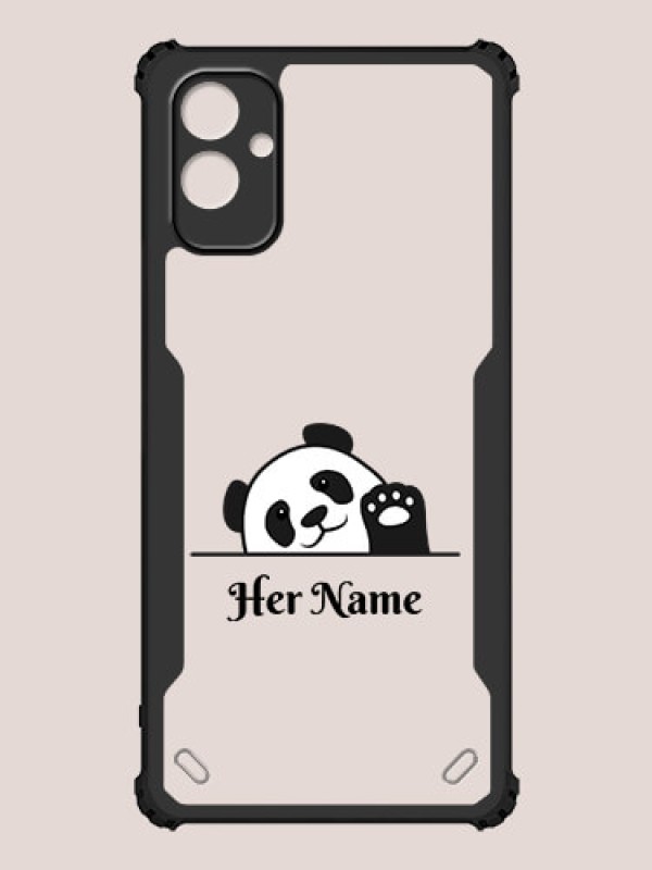 Custom Galaxy F14 5G Custom Hybrid Mobile Phone Case With Cute Baby Panda Design