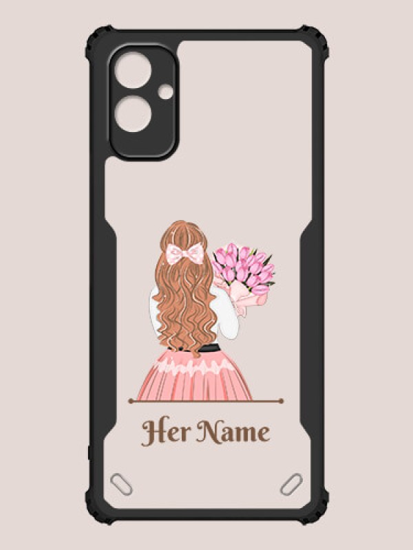Custom Galaxy F14 5G Custom Hybrid Mobile Phone Case With Beautiful Woman Design