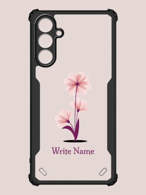 Custom Galaxy F15 5G Custom Hybrid Mobile Phone Case With Flower Design