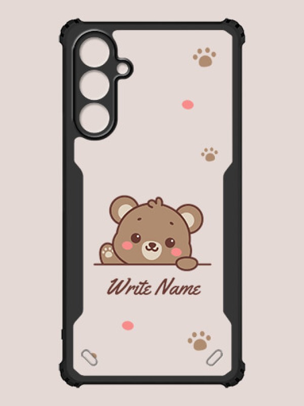 Custom Galaxy F15 5G Custom Hybrid Mobile Phone Case With Cute Bear Cub Design