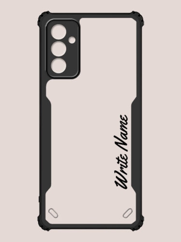 Custom Galaxy F23 Custom Hybrid Mobile Phone Case With Simple Text Design